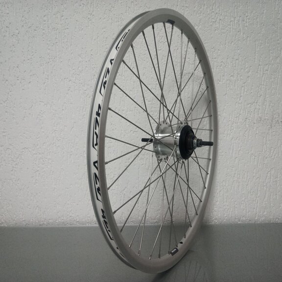 Hinterrad / 559X19C / Rigida - Ryde / X-Plorer / Silber / Shimano / Nexus Inter 7 SG-C3001-7R / 7S / 127 MM / Rollerbrake oder Felgenbremse / City 