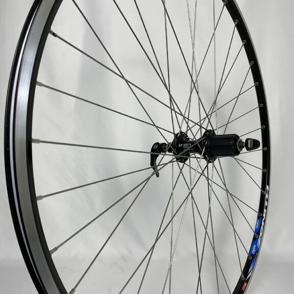 Rear wheel / 622X13C / Rigida - Ryde / Zenith / Black / BQ / BQ-RH30006 / HG Body 36,85 MM / 130 MM / Rim brake / Race 