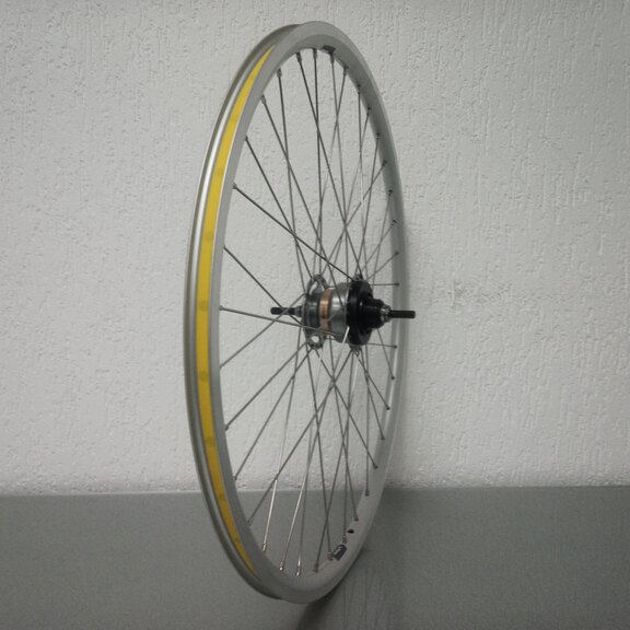 Achterwiel / 622X19C / Rigida - Ryde / X-Plorer / Zilver / Shimano / Nexus Inter 4 SG-4RS / 4S / 127 MM / Rollerbrake of Velgrem / City 