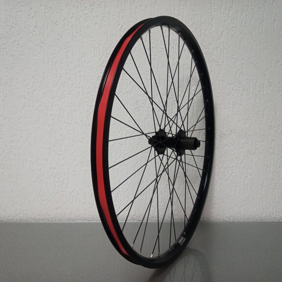 Rear wheel / 622X25C / Rigida - Ryde / Andra 40 / Black / BQ / BQ-RH30010 / HG Body 35 MM / 148 MM / Disc (6 bolts) / E-Bike 