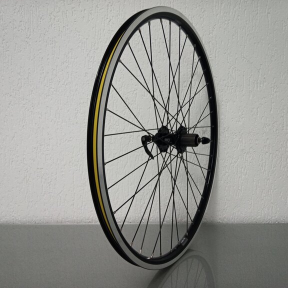 Roue arrière / 622X19C / Rigida - Ryde / Andra 10 / Noir / BQ / BQ-RH30007 / HG Body 35 MM / 135 MM / Frein sur jante ou disque (Centerlock) / E-Bike 