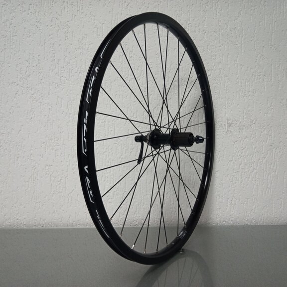 Hinterrad / 559X19C / Rigida - Ryde / Andra 30 / Schwarz / Shimano / FH-RM35 Alivio / HG Body 35 MM / 135 MM / Disc (Centerlock) / MTB - Tour 