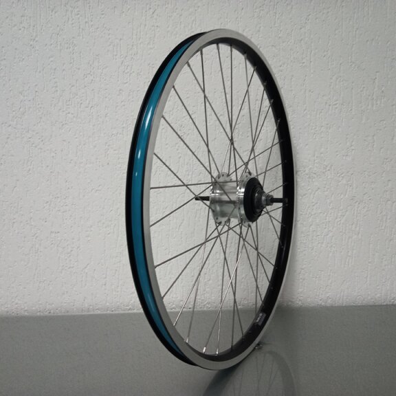 Hinterrad / 559X22C / Rigida - Ryde / Andra 35 / Schwarz / Shimano / Nexus Inter 7 SG-C3001-7R / 7S / 127 MM / Rollerbrake oder Felgenbremse / Cargo 