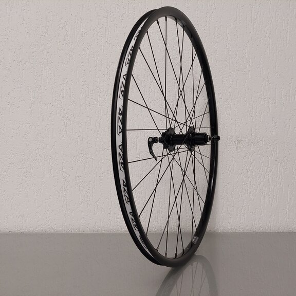 Roue arrière / 622X21C / Rigida - Ryde / Andra 321 / Noir / BQ / BQ-RH30027 / Micro Spline 12S / 141 MM / Disque (6 boulons) / Trek X-Caliber 