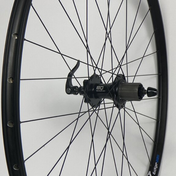 Achterwiel / 622X22C / Rigida - Ryde / Edge M 22 os / Zwart / BQ / BQ-RH30025 / HG Body 35 MM / 135 MM / Disc (6 bout) / MTB 