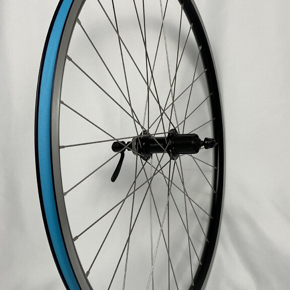 Rear wheel / 622X19C / Rigida - Ryde / X-Plorer / Black / Shimano / FH-TX505 Tourney / HG Body 35 MM / 135 MM / Rim brake or Disc (Centerlock) / Tour 