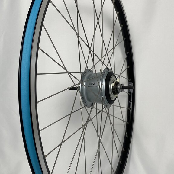 Rear wheel / 622X19C / Rigida - Ryde / Andra 10 / Black / Shimano / Nexus Inter 8 SG-C6000-8R / 8S / 135 MM / Roller brake or Rim brake / E-Bike 