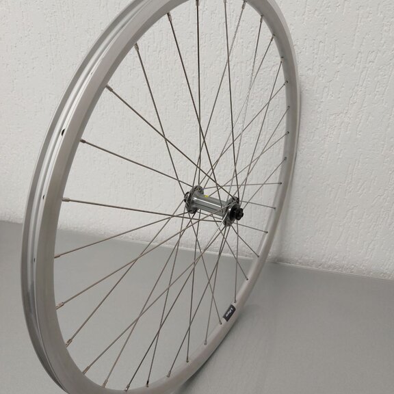 Front wheel / 622X19C / Rigida - Ryde / X-Plorer / Silver / Shimano / HB-4600 Tiagra / 100 MM / Rim brake / City 