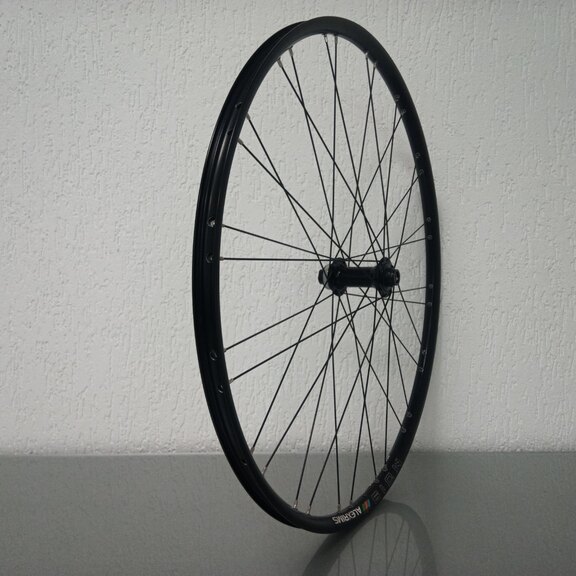 Front wheel / 622X20C / Alexrims / MD19 / Black / Shimano / HB-MT400-B /  / 110 MM / Disc (Centerlock) / MTB - Tour 