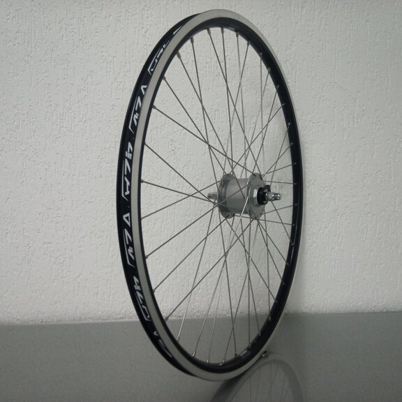 Front wheel / 622X19C / Rigida - Ryde / Andra 10 / Black / Shimano / DH-C3000-3N-NT 6V-3.0W Dynamo /  / 100 MM / Rim brake / City 