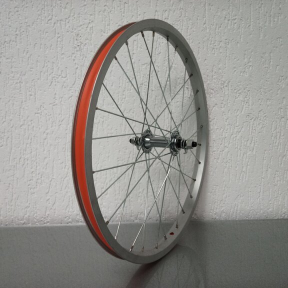 Roue avant / 406X21C / Import / UNI / Argent / 93 MM / Enfants 