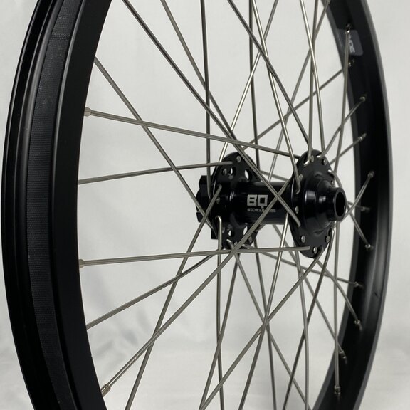 Front wheel / 406X25C / Rigida - Ryde / Andra 40 / Black / BQ / BQ-FH30504 / / 100 MM / Disc (6 bolt) / Cargo 