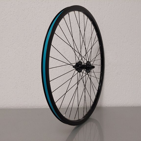 Roue avant / 622X19C / Rigida - Ryde / Andra 10 / Noir / BQ / BQ-FH30519 / / 100 MM / Disque (6 boulons) / E-Bike 