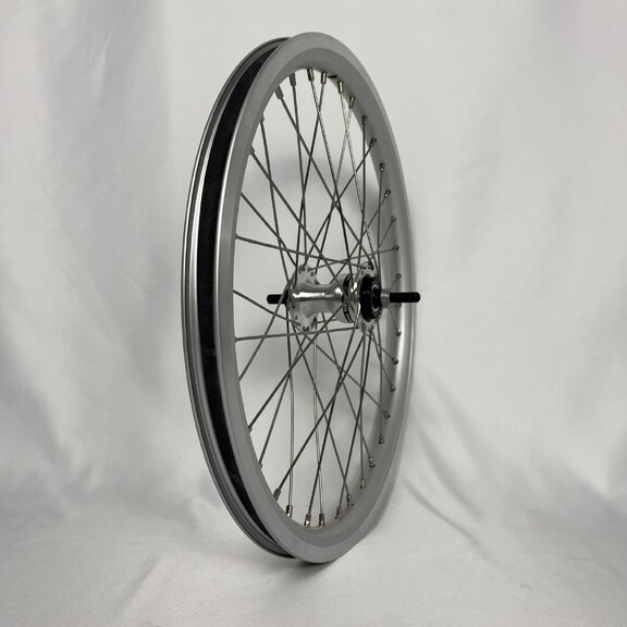 Front wheel / 406X19C / Rigida - Ryde / Stratos / Silver / Shimano / HB-IM40 Nexus / / 100 MM / Rollerbrake / Cargo 