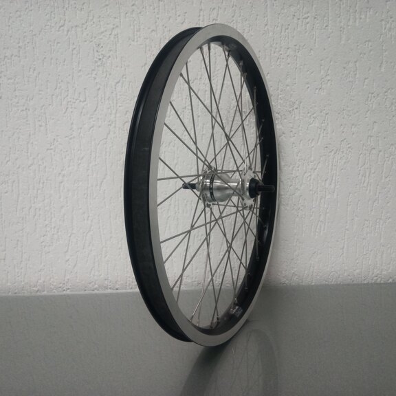 Roue avant / 406X25C / Rigida - Ryde / Andra 40 / Noir / Shimano / HB-IM40 Nexus / / 100 MM / Frein à rouleaux / Cargo 