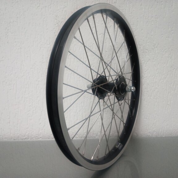 Front wheel / 406X25C / Rigida - Ryde / Andra 40 / Black / Novatec / Others /  / 100 MM / Rim brake or Disc (6 bolts) / Cargo 