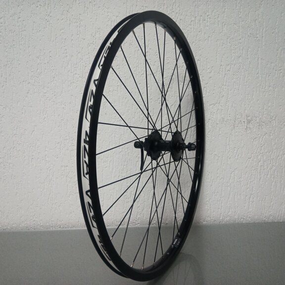 Vorderrad / 559X19C / Rigida - Ryde / Andra 30 / Schwarz / Shimano / HB-M475 Deore /  / 100 MM / Disc (6 Schrauben) / MTB - Tour 