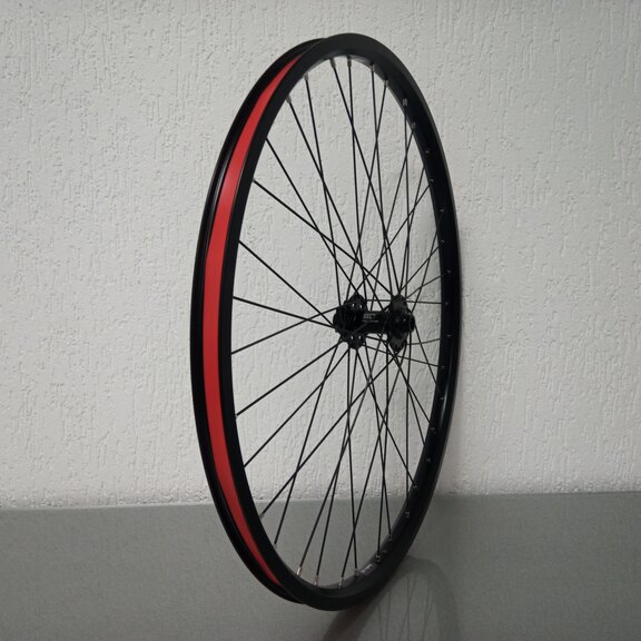 Front wheel / 622X25C / Rigida - Ryde / Andra 40 / Black / BQ / BQ-FH30504 /  / 100 MM / Disc (6 bolts) / E-Bike 