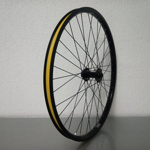 Front wheel / 584X25C / Rigida - Ryde / Andra 40 / Black / BQ / BQ-FH30503 /  / 110 MM / Disc (6 bolts) / E-Bike 