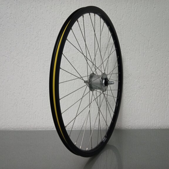 Roue avant / 622X19C / Rigida - Ryde / Andra 10 / Noir / Shimano / DH-C3000-3N-NT 6V-3.0W Dynamo / / 100 MM / Sans frein / City 