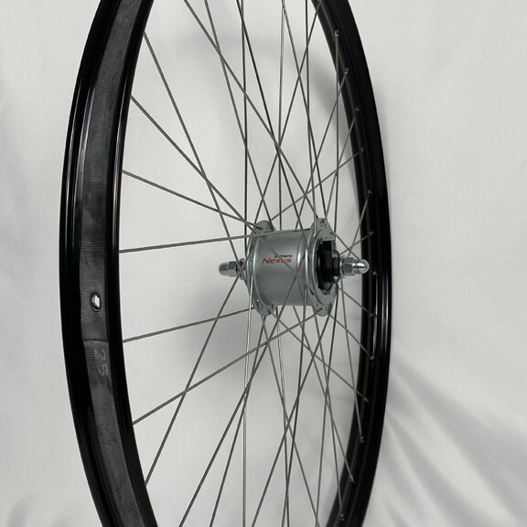 Vorderrad / SS 622X24 / Rigida - Ryde / V38 / Schwarz / Shimano / DH-C6000-3R-N 6V-3.0W Dynamo / / 100 MM / Rollenbremse / City 