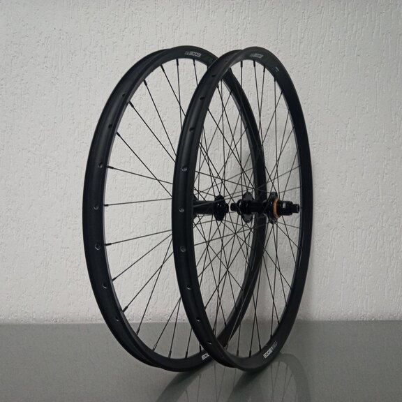 Wheelset / 622X30C / Rigida - Ryde / Edge M 30 os / Black / BQ / BQ-RH30019 / SRAM XD(R) 11S/12S / 148 MM / Disc (Centerlock) / MTB - Enduro 