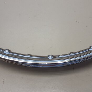 Moped rim / 18 Inch (1.35X18 / 34X459) / 36GTS / Italcerchio / UNI / Chromed /