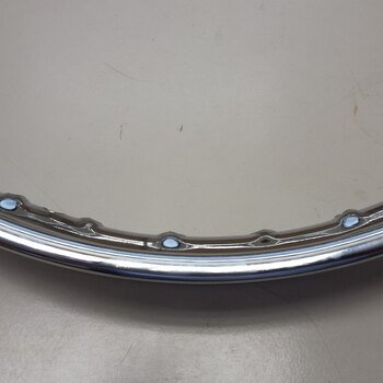 Moped rim / 17 Inch (1.5X17 / 38X433) / 36GTS / Italcerchio / UNI / Chromed /