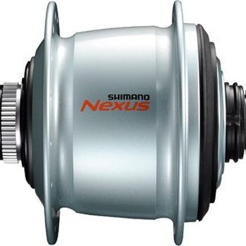 Rear hub / 135 MM / Fixed axle 187 MM / Disc (Centerlock) / 36GTS / Shimano / Nexus Inter 8 SG-C6001-8D / 8S / Silver / City