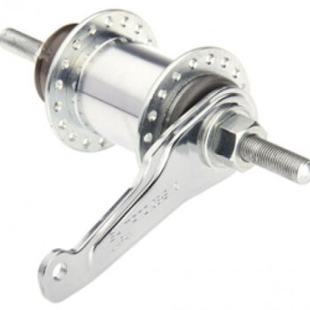 Rear hub / 116 MM / Fixed axle 160 MM / Coaster brake / 36GTS / Shimano / CB-E110 / Chromed / City