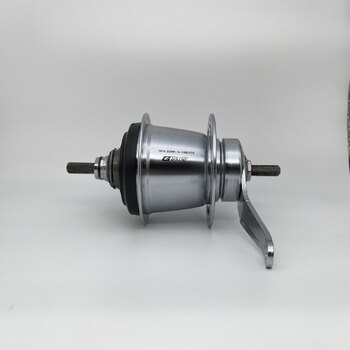 Achternaaf / 127 MM / Vaste as 176 MM / Terugtraprem / 36GTS / Shimano / Nexus Inter 7 SG-C3001-7C / 7S / Zilver / City