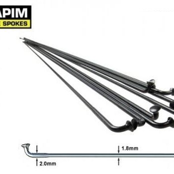 Sapim-Speichen 14G Rennrad silber 2.0-1.8-2.0