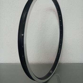 Rim / 507X25C / 36GTS / Double-walled / No eyelets / Rigida - Ryde / Andra 40 / Black / Brake surface