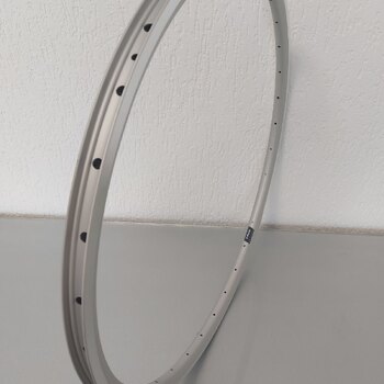 Rim / 622X19C / 32GTS / Double-walled / No eyelets / Rigida - Ryde / X-Plorer / Silver / Brake surface