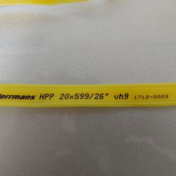 Rim tape / 559-20 MM (26 Inch) / Inner tube /Herrmans MTB / < 120 PSI - 8 Bar / yellow