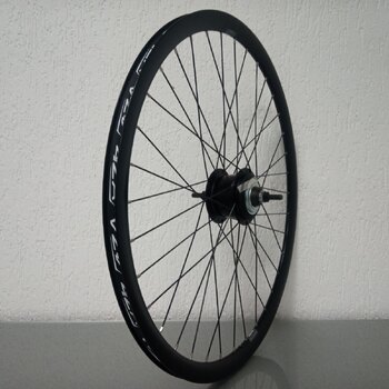 Achterwiel / 622X19C / Rigida - Ryde / Dutch 19 / Zwart / Shimano / Nexus Inter 8 SG-C6001-8D / 8S / 135 MM / Disc (Centerlock) / Tour