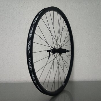 Hinterrad / 622X25C / Rigida - Ryde / ZAC 25 / Schwarz / Shimano / FH-TX505 Tourney / HG Body 35 MM / 135 MM / Disc (Centerlock) / MTB - Tour