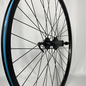 Rear wheel / 622X19C / Rigida - Ryde / Andra 10 / Black / BQ / BQ-RH30007 / HG Body 35 MM / 135 MM / Disc (Centerlock) / E-Bike