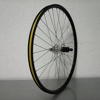 Achterwiel / 559X21C / Rigida - Ryde / Taurus / Zwart / Shimano / FH-C501 Nexave / HG Body 35 MM / 135 MM / Disc (6 bout) / MTB - Tour