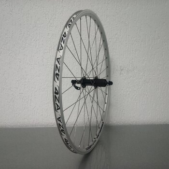 Rear wheel / 559X19C / Rigida - Ryde / ZAC Pro / Silver / Shimano / FH-T4000 Alivio / HG Body 35 MM / 135 MM / Rim brake / MTB - Tour