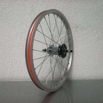 Rear wheel / 355X20C / Import / UNI / Silver / KT / Hi Stop / 1S / 110 MM / Coaster brake / Kids