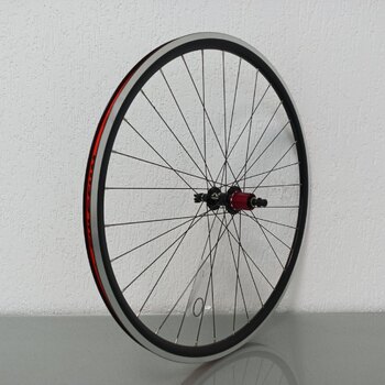 Rear wheel / 622X16C / Rigida - Ryde / DP16 / Black / Novatec / F482SB-11S / HG Body 36,85 MM / 130 MM / Rim brake / Race