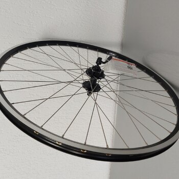 Roue avant / 622X21C / Rigida - Ryde / ZAC 421 / Noir / Shimano Deore / 100 MM / 6 Bolts QR