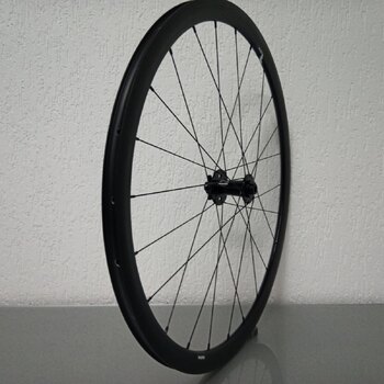 Front wheel / 622X18C / Rigida - Ryde / DP18 Speed Disc / Black / Novatec / D791SB/A /  / 100 MM / Disc (6 bolts) / Race