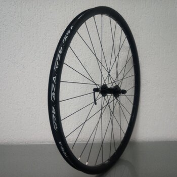 Vorderrad / 622X25C / Rigida - Ryde / ZAC 25 / Schwarz / Shimano / HB-RM65 /  / 100 MM / Disc (Centerlock) / MTB