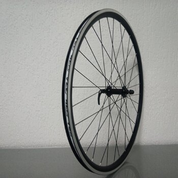 Voorwiel / 622X16C / Rigida - Ryde / DP16 / Zwart / Shimano / HB-RS400 Tiagra /  / 100 MM / Velgrem / Race