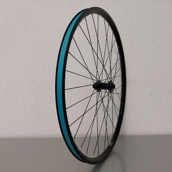 Roue avant / 622X21C / Rigida - Ryde / ZAC 421 / Noir / BQ / BQ-FH30513 / / 100 MM / Disque (Centerlock) / Tour