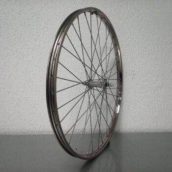 Roue avant / 559X22C / Van Schothorst / Acier inoxydable ST32 / Argent / Union / Autres / / 100 MM / Frein à rétropédalage / City