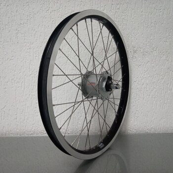 Voorwiel / 406X25C / Rigida - Ryde / Andra 40 / Zwart / Shimano / DH-C3000-3N-NT 6V-3.0W Dynamo /  / 100 MM / Velgrem / Cargo