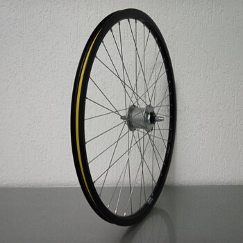 Vorderrad / 622X19C / Rigida - Ryde / Andra 10 / Schwarz / Shimano / DH-C3000-3N-NT 6V-3.0W Dynamo /  / 100 MM / Keine Bremsen / City